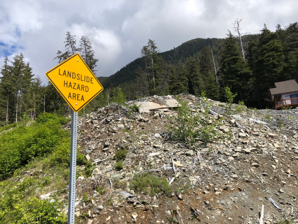 landslide in Juneau