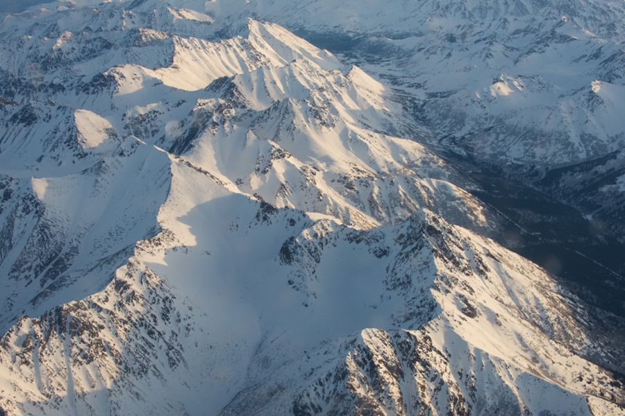 Snow-covered Mountains